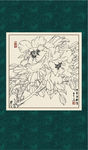 白描牡丹
