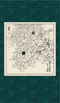 白描牡丹
