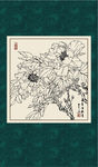 白描牡丹