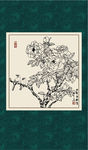 白描牡丹