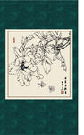 白描牡丹