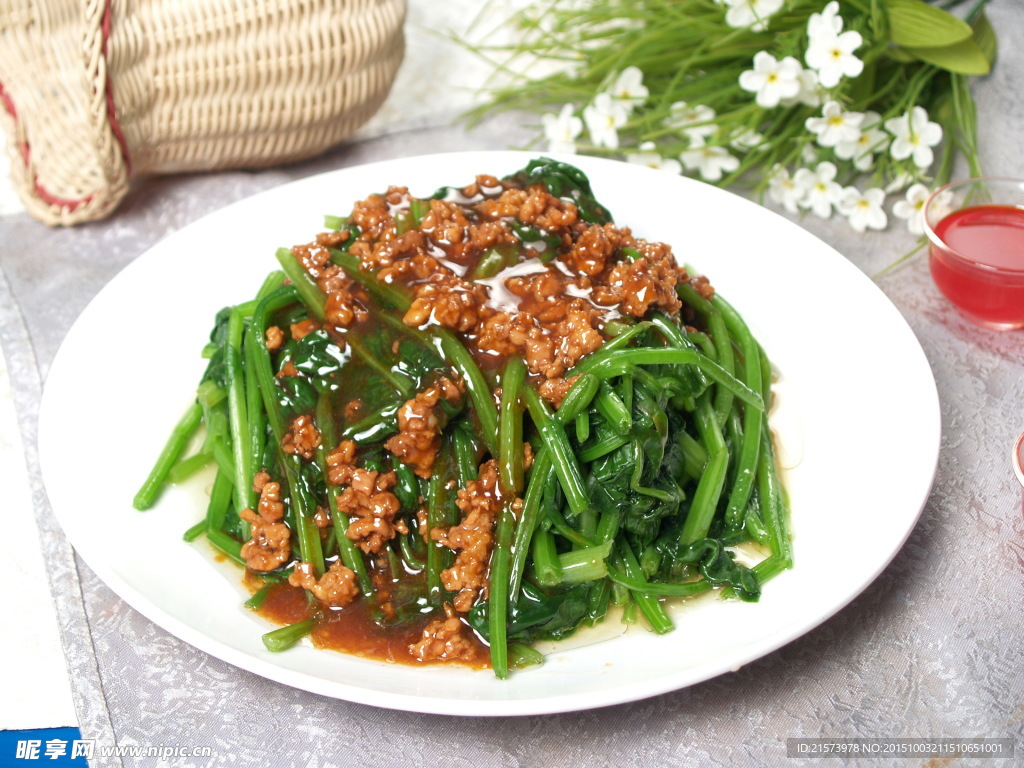 肉沫菠菜