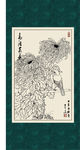 白描菊花