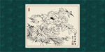 白描牡丹