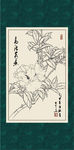 白描茶花