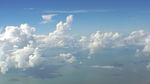 飞机上的天空
