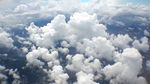 飞机上的天空