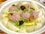肉丸皇煲娃娃菜