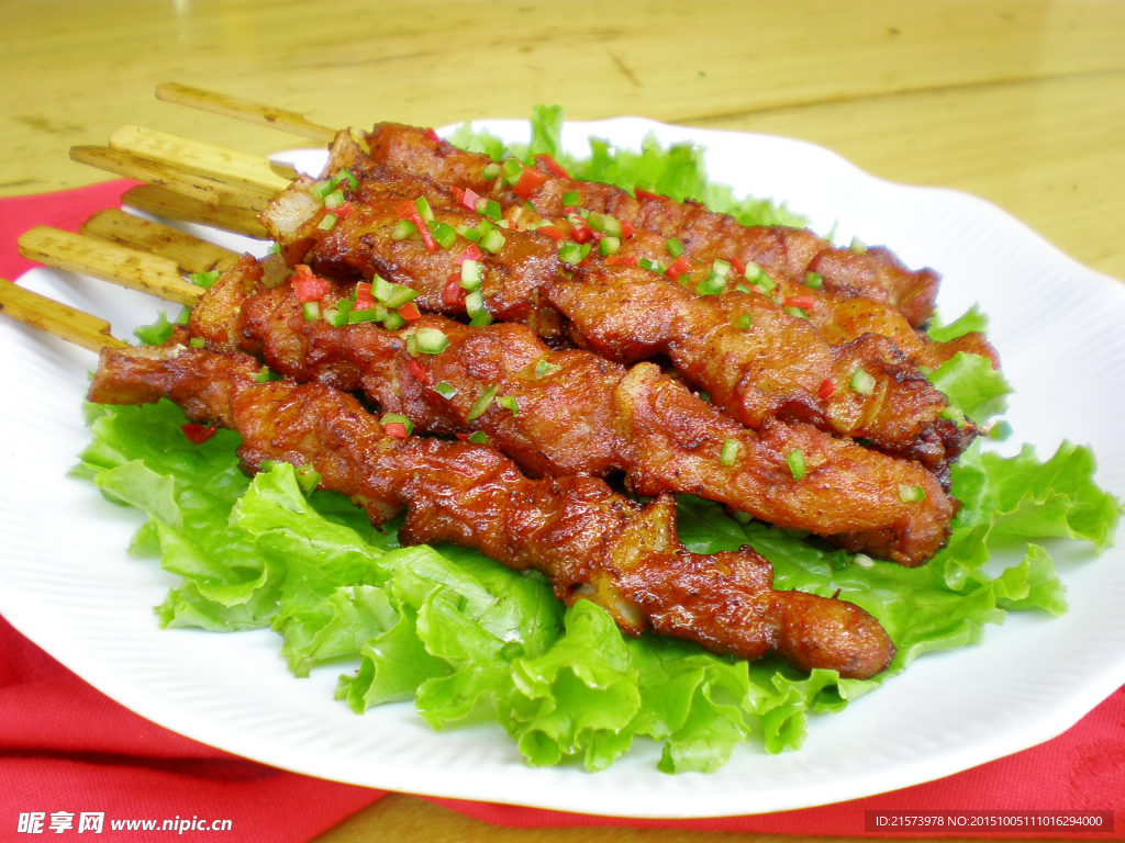 香辣鸡串