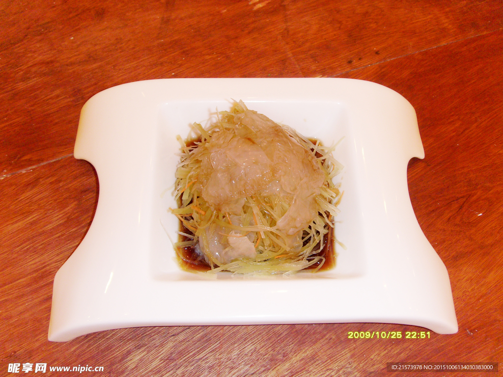 三丝炝海蜇