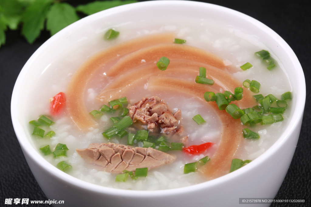 肝尖鱿鱼粥