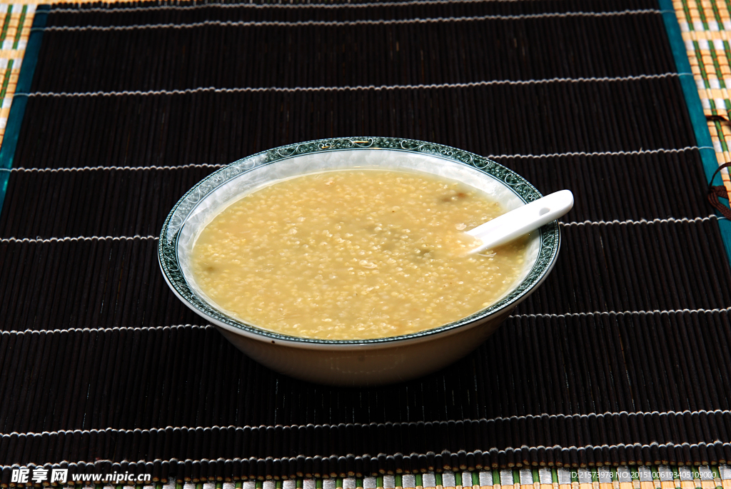 小米绿豆粥