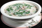 家乡菜泡饭香菇青菜粥