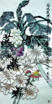风吹蕉荫绿两岸