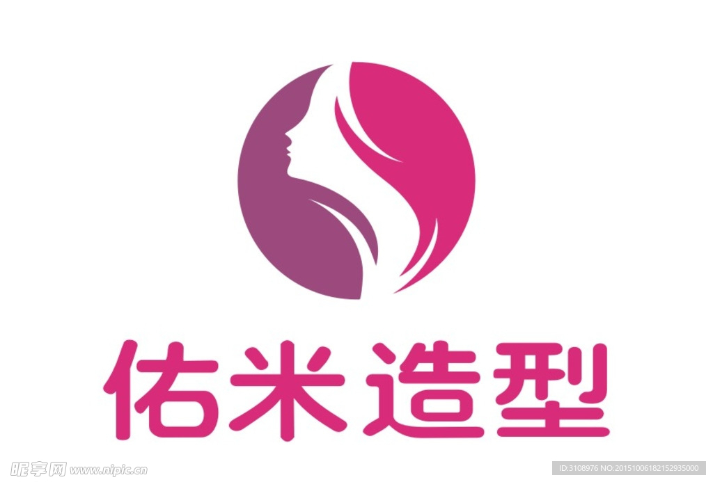 佑米造型标志logo