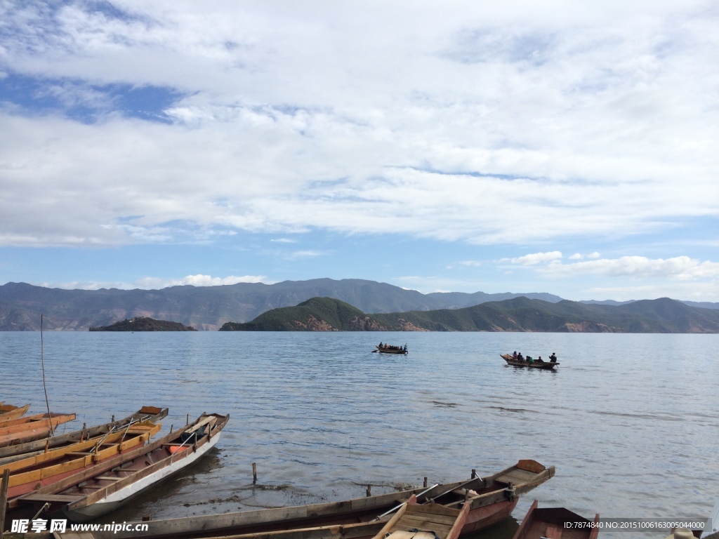 泸沽湖风光