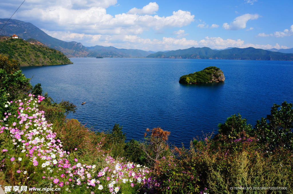 泸沽湖风光