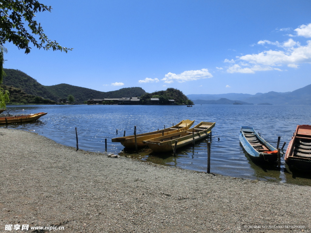 泸沽湖风光