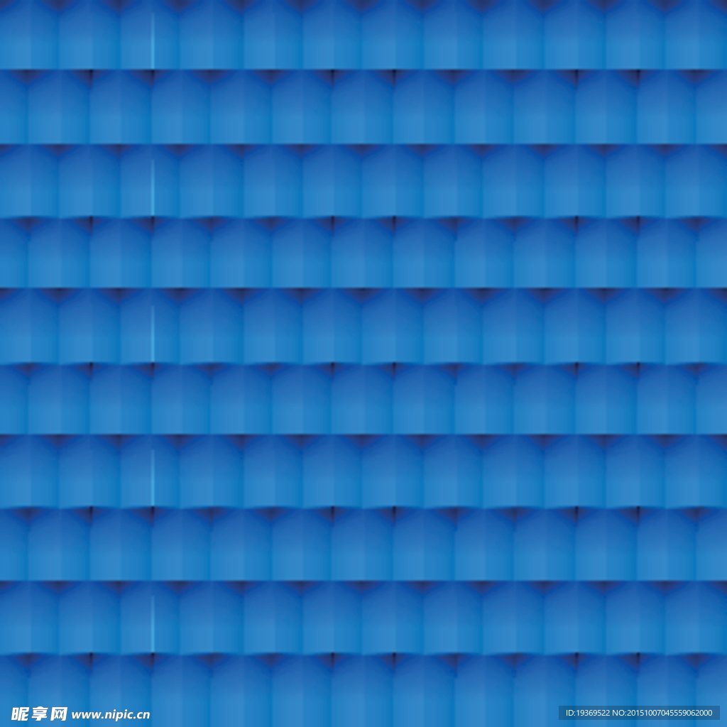 蓝色折叠式图案背景矢量素材