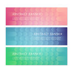 彩色banner矢量素材
