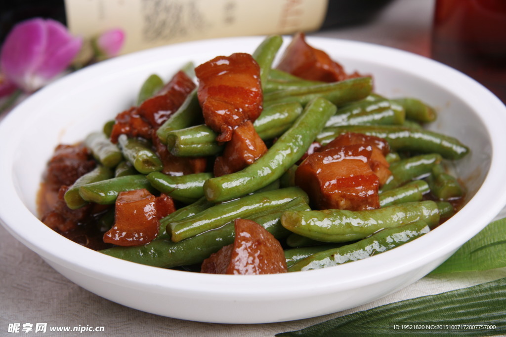 肉焖扁豆份