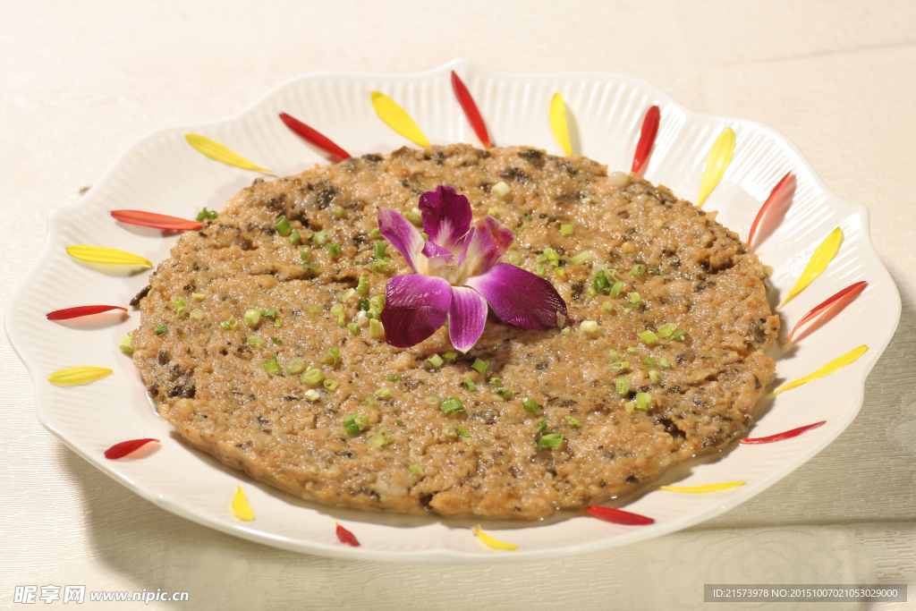 梅干菜蒸肉饼