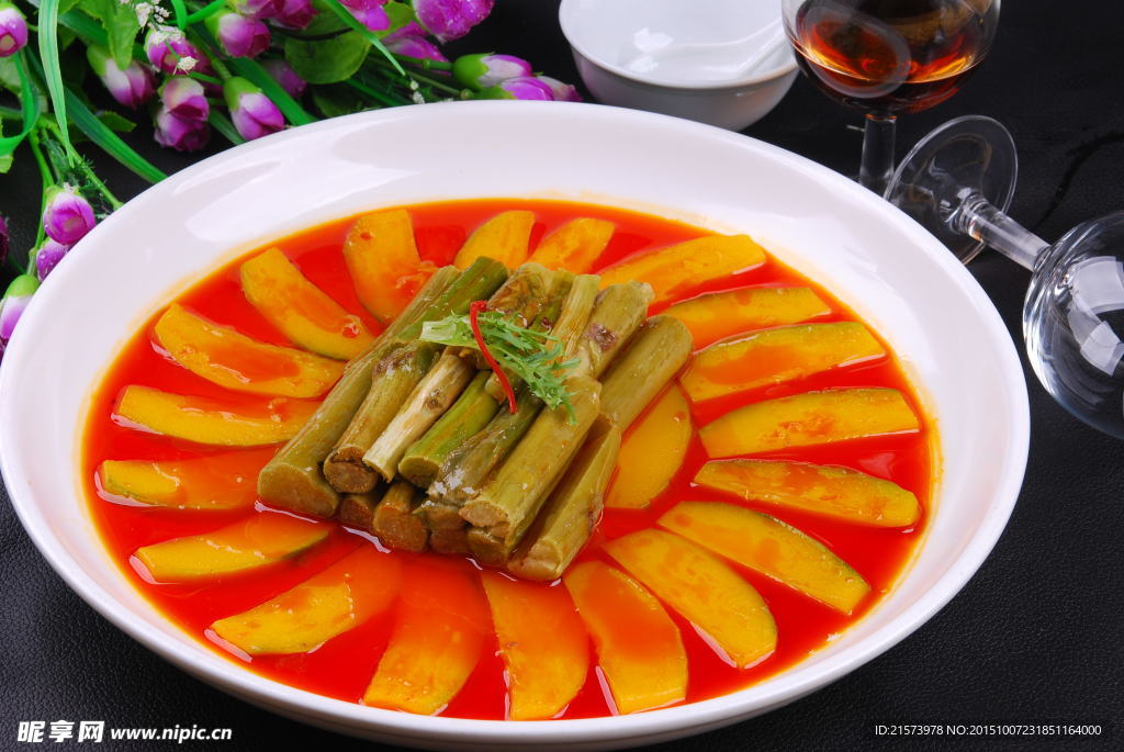 梅菜梗蒸南瓜