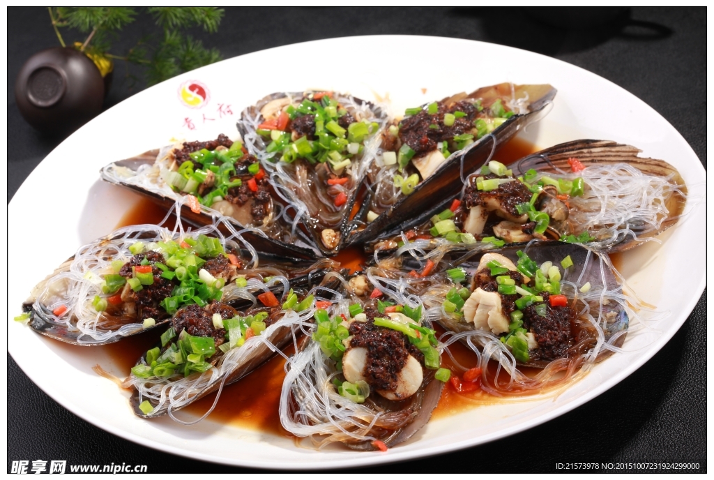 豆豉蒸鲜带子