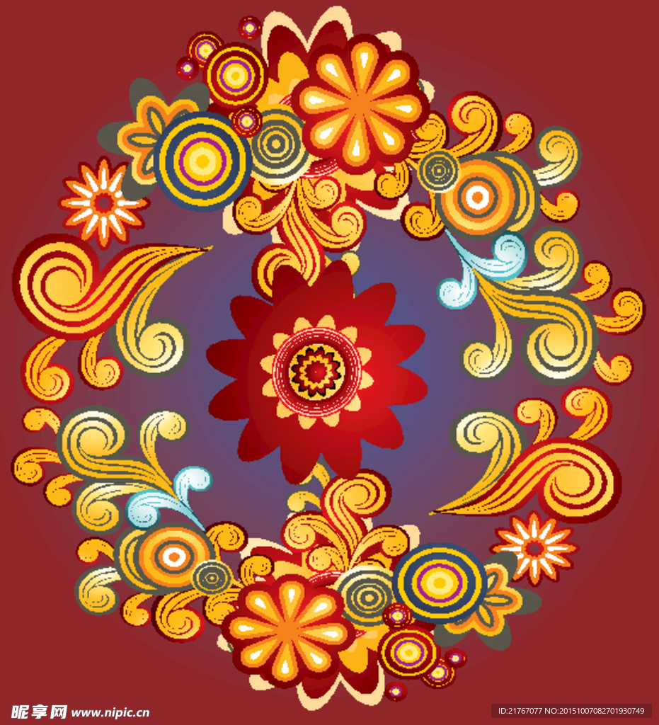 古典花纹