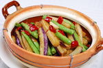 砂锅豆角茄子