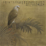 郑路迅猛禽工笔画老鹰自强不息