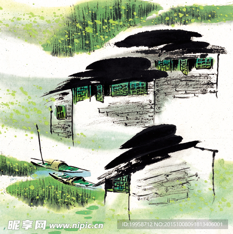 水墨画
