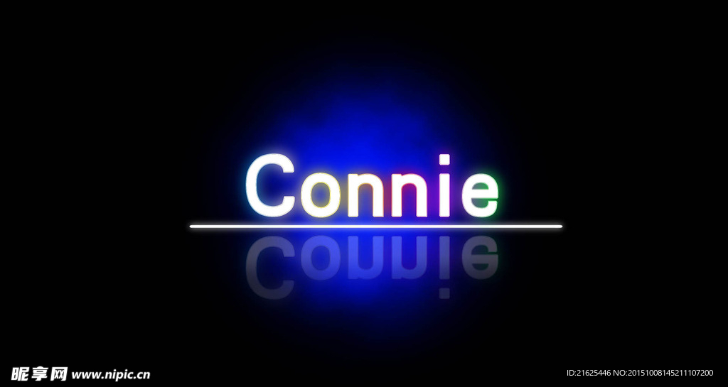 connie英文桌面背景