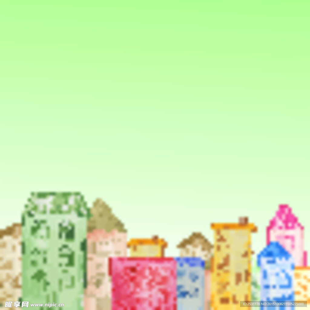 水彩建筑