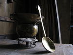 铜炉铜勺