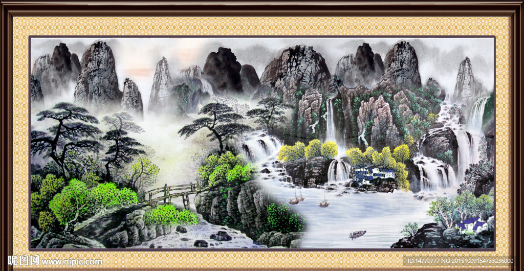 山水国画