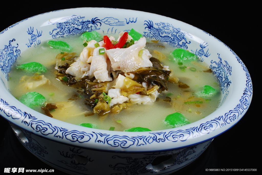 菠饺酸菜鱼