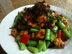 四季豆炒掌中宝
