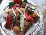 铁板鸡杂
