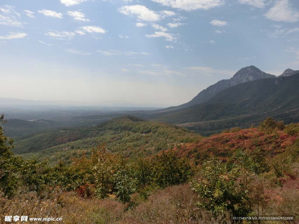 嵩山秋日风景