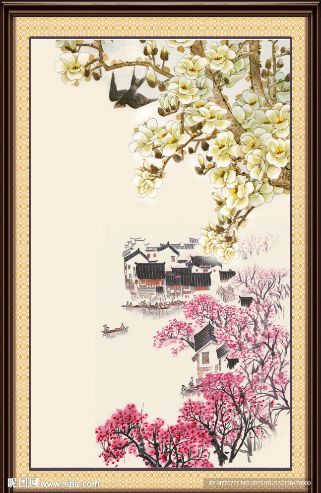国画花鸟装饰画