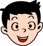 卡通小男孩头像