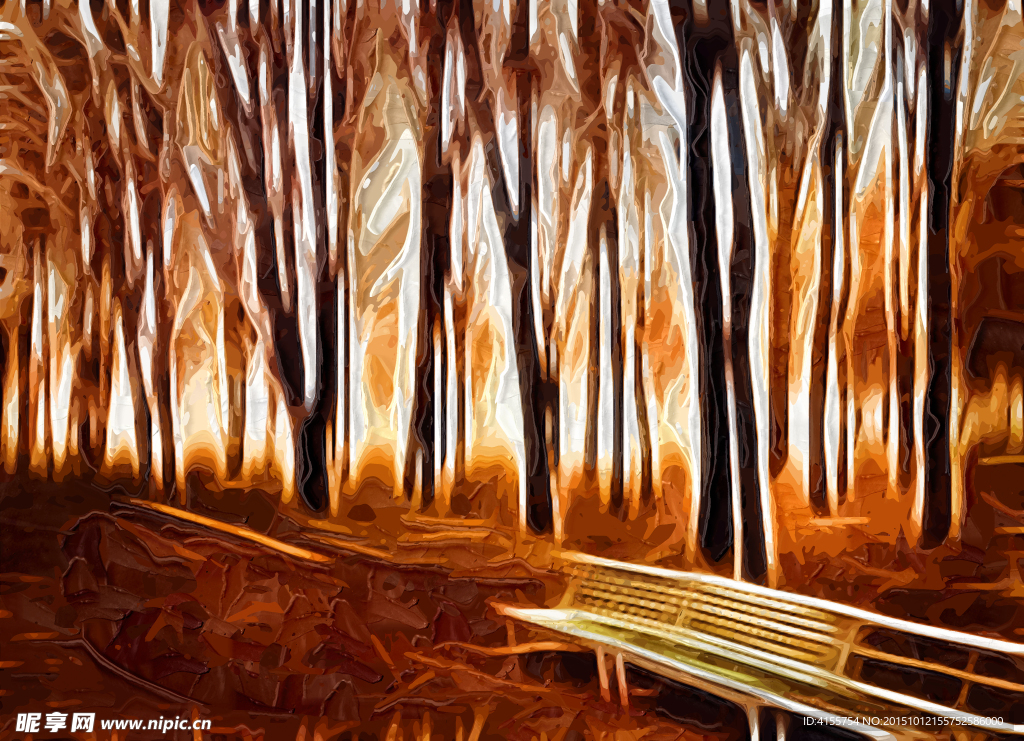 风景抽象画 装饰画