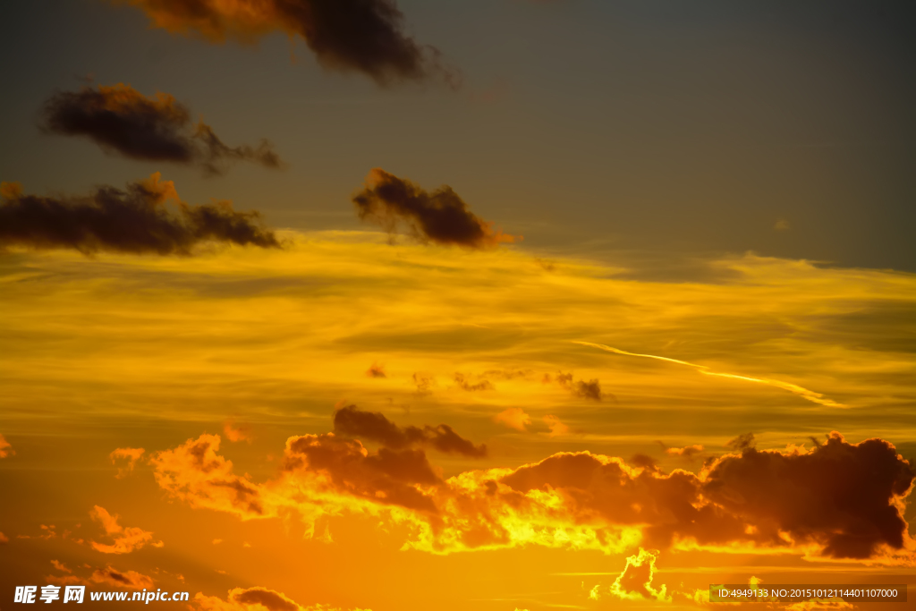 绝美夕照云霞