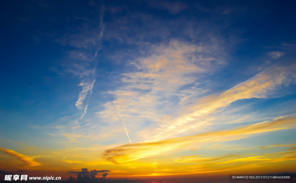 绝美夕照云霞