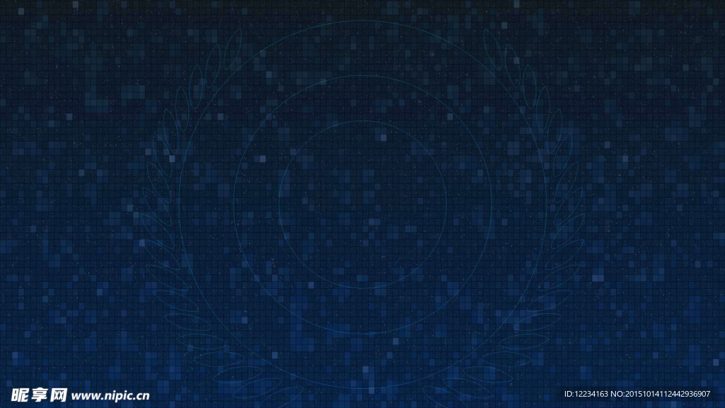蓝色方块星光背景
