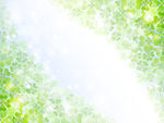 梦幻四叶草光晕背景矢量素材