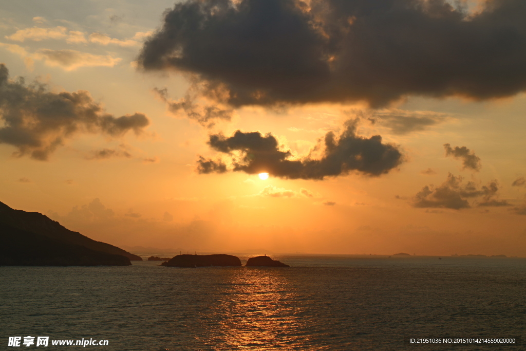 枸杞岛的日落