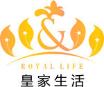 皇家生活标志设计