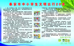 泰安市中小学生文明出行20条